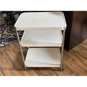 Mid Century kitchen storage table